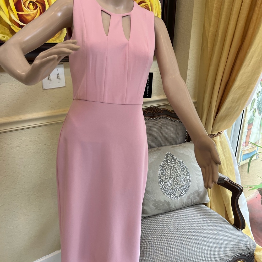 Donna Morgan Pink Midi Dress